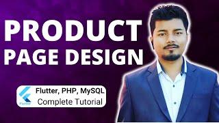 How To Design A Product Page With Bootstrap (Part 6) | Flutter, PHP, Mysql Tutorial Series