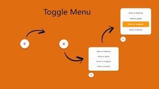 How to make Toggle Menu Using HTML CSS & JAVASCRIPT |Beginner Tutorial