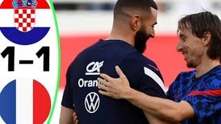 Croatia 1 - 1 France |Nations League|Match Highlights2022 #francecroatia #highlights #video #wait4it