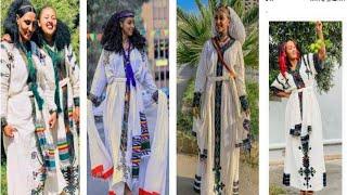 የጎንደር ባህል ልብስ #gonder#Ethiopiantraditionalclothes#habesha