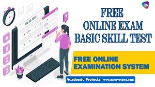 FREE Online Exam for Students - Online Examination System - Free Online Test - Harisystems