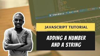 Javascript adding a number to a string (tutorial) #Shorts