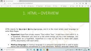 Basic Html Tutorial For Beginner || Full Html Concept By Yadututorials