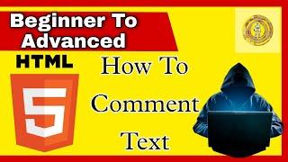 How to Write #Comment Text In HTML / Beginner To Advanced Level / HTML #shorts #html #css  tutorial