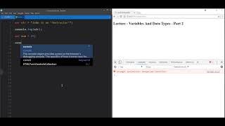 Variables and Data Types Part2 | JavaScript Variables | JavaScript tutorial for beginners