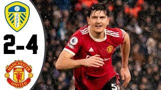 Man United vs Leeds United 4-2 | Premier League 2021-22 | Epl Live Stream | Pes 21 Gameplay