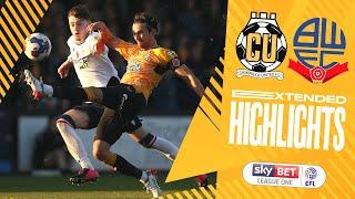 EXTENDED HIGHLIGHTS | Cambridge United 0-0 Bolton Wanderers