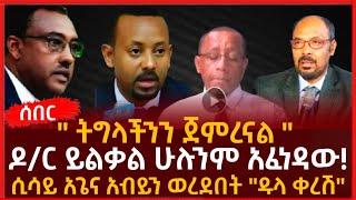 "ትግላችንን ጀምረናል" ዶር ይልቃል ሁሉንም አፈነዳው ሲሳይ አጌና አብይን ወረደበት " ዱላ ቀረሽ " | Ethiopia