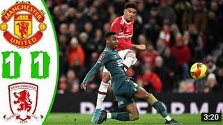 yManchester United vs Middlesbrough 1-1 Extеndеd Hіghlіghts & All Gоals 2022 HD