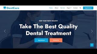 Complete Responsive Dentist Website Design Using HTML - CSS - JavaScript - BOOTSTRAP