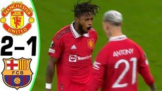 Manchester United vs Barcelona 2-1 - All Goals and Highlights - 2023