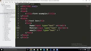 HTML Text box | Learn HTML part 16 | HTML Tutorial For Beginners | Web Using HTML