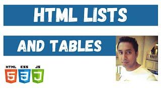 HTML Lists and Tables  || Html list tag || Html table || Web Development Tutorial