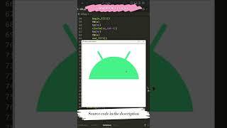 Android Logo - Python Turtle Graphics Drawing