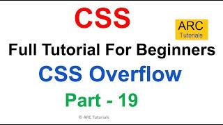 CSS Tutorial For Beginners - Part 19 | Overflow Property