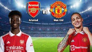 Arsenal Vs Manchester Utd Live Match 2022 HD En Vivo