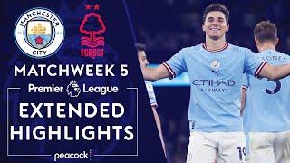 Manchester City v. Nottingham Forest | PREMIER LEAGUE HIGHLIGHTS | 8/31/2022 | NBC Sports