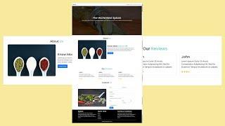 Bootstrap 5 website design webpage responsive | html, css and Bootstrap