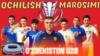 "AFC U20 ASIAN CUP 2023 UZBEKISTAN" Ochilish marosimi DAXSHAT ko'rinishda bo'lib o'tdi