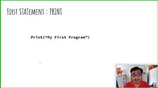 The First Program  || Python Basics With Programming Examples || Easy to Understand