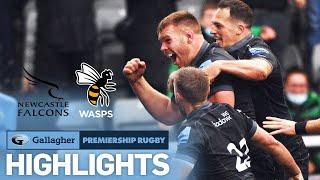 Newcastle v Wasps- HIGHLIGHTS | Try With Two Minutes Remaining!  | Gallagher Premiership 2021/22