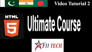 HTML5 Ultimate Course Video Tutorial 2 - Structure of HTML -  Head Title Body Tags