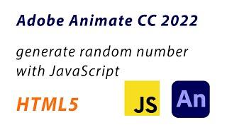 Adobe Animate CC 2022 - Generate random number with JavaScript - HTML5 document