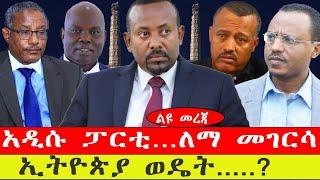 አዲሱ ፓርቲ…ለማ መገርሳ /ኢትዮጵያ ወዴት….? ጥር 29/2015 #ebc #ethiopianews