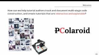 Colaroid: A Literate Programming Approach for Authoring Explorable Multi-Stage Tutorials