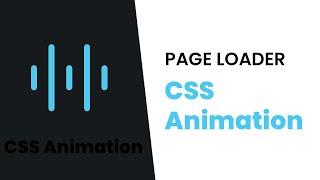 HTML CSS Page Loading Animation | CSS Animation Tutorial | csPoint Web Designing Tutorials