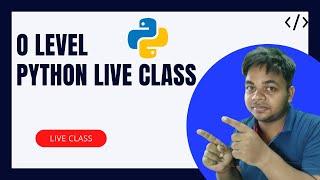 Python Tutorial For Beginners In Hindi (With Notes)| O LEVEL JAN 2022 JOIN lIVE Class