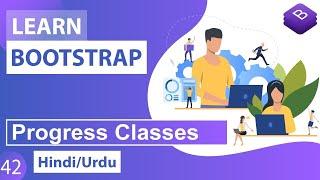 Bootstrap Progress Bar Classes Tutorial in Hindi / Urdu