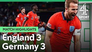 England v Germany (3-3) | Three Lions Finally Bite Back | Match Highlights | UEFA Nations League