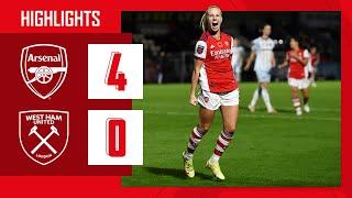 HIGHLIGHTS | Arsenal vs West Ham (4-0) | Women's Super League | Little scores her 50th goal!