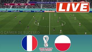 France vs Poland LIVE | World Cup Qatar 2022 - Round of 16 | Match Today - eFootball PES 2021