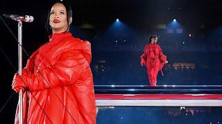 Super Bowl Halftime: Rihanna FLIES in Diamonds Performance