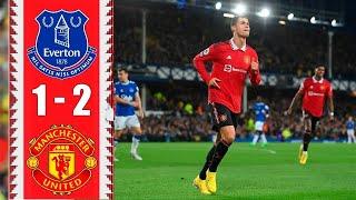 Manchester United vs Everton 2-1 Highlights & All Goals 9-10-2022 English Commentary