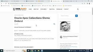 Oracle Apex : How to use Collections In Oracle Apex