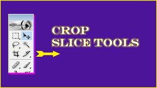 Crop tool and slice tool in adobe photoshop 7 0 tutorial in Telegu | Digital Telugu Techs