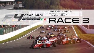 Italian F4 Championship  - ACI Racing Weekend Vallelunga round 4- Race 3