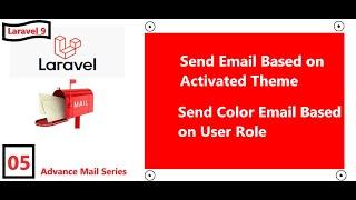 (05) Advance Mail Series in Laravel | Send Bootstrap Template in Email | Send html design in Email