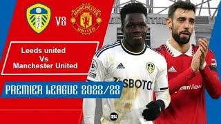 Leeds United Vs Manchester United | Premier League 2022/23 | eFootball PES Gameplay