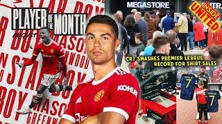 CONGRATS❗Greenwood Player Of The Month????Ronaldo Shirt Sales Record in PL????Man United News Today