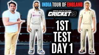 India vs England 2021 - 1st Test Day 1 - Cricket 19 Live - RtxVivek