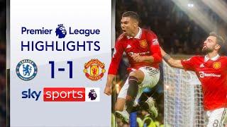 Last-gasp Casemiro header ???? | Chelsea 1-1 Manchester United | Premier League Highlights