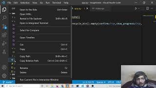 Python 3 Script to Empty Recycle Bin Automatically Using Winshell Library in Windows on Command Line