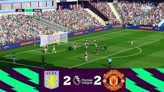 Aston Villa vs Manchester United 2-2 | Premier League Highlights