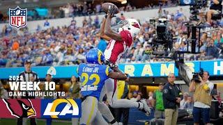 Arizona Cardinals vs. Los Angeles Rams | 2022 Week 10 Game Highlights