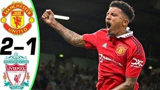 Liverpool vs Man United (1-2) | Premier League 2022 Live | Epl Live | Fifa 19 Gameplay