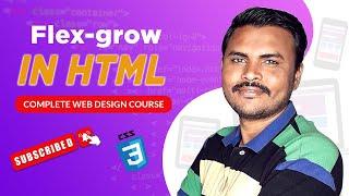 Flex grow css | Flex grow property in css | Learn CSS #css #techsamundra